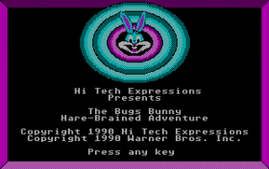 The Bugs Bunny Hare-brained Adventure Gameplay (DOS)