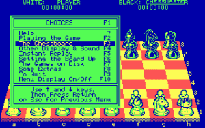 The Chessmaster 2000 Gameplay (DOS)