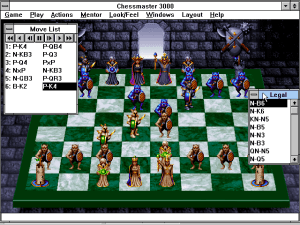 The Chessmaster 3000 Multimedia Gameplay (Windows 3.x)