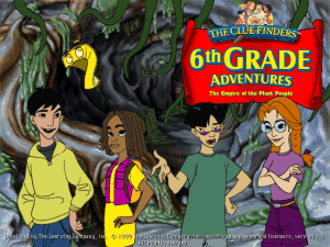 The ClueFinders 6th Grade Adventures: The Empire of the Plant People Gameplay (Windows)