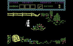 The Curse of Sherwood Gameplay (Commodore 64)