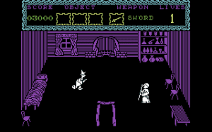 The Curse of Sherwood Gameplay (Commodore 64)