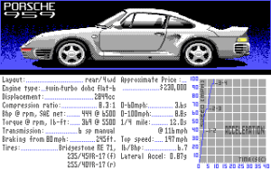 The Duel: Test Drive II Gameplay (DOS)