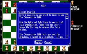 The Fidelity Chessmaster 2100 Gameplay (DOS)