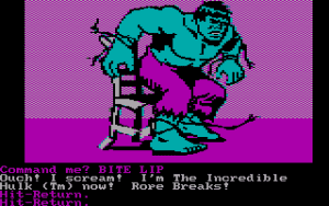 The Hulk Gameplay (DOS)
