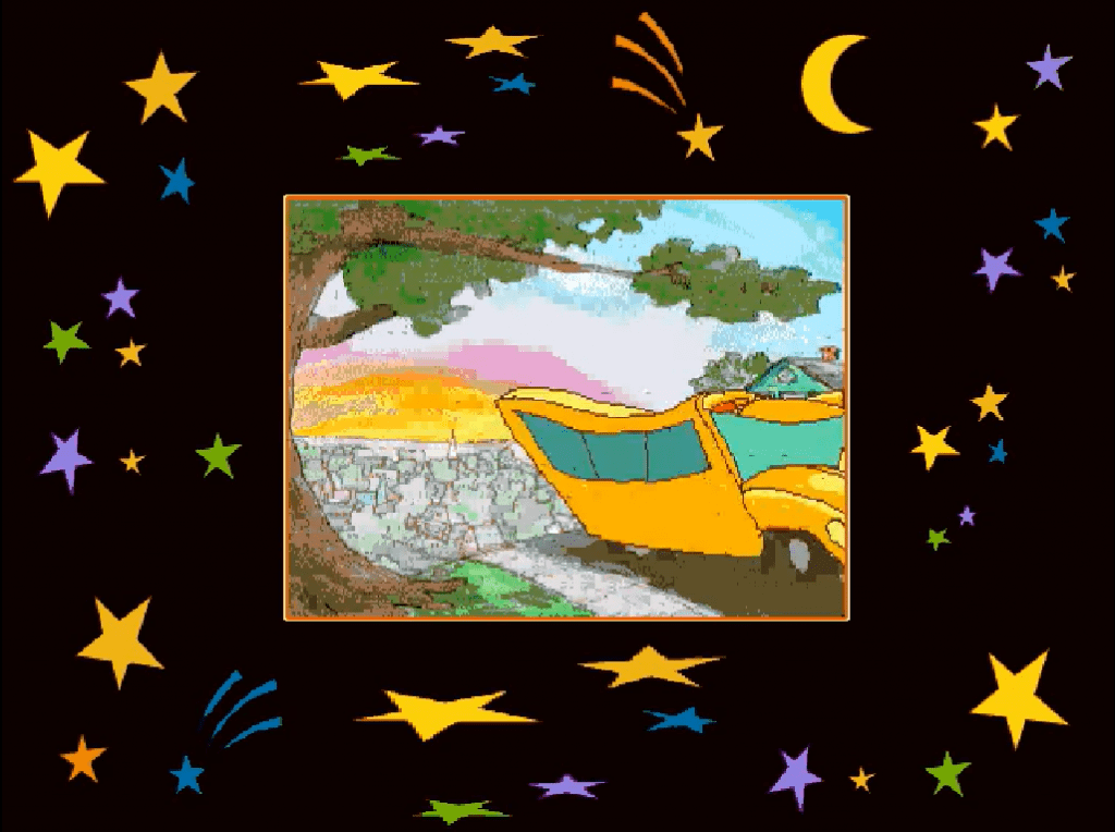 The Magic School Bus Explores the Solar System Gameplay Windows 3.x