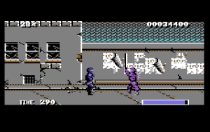The Ninja Warriors Gameplay (Commodore 64)