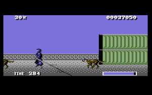 The Ninja Warriors Gameplay (Commodore 64)