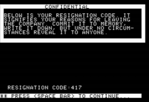 The Prisoner Gameplay (Apple II)