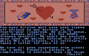The Secret Diary of Adrian Mole Aged 13¾ Gameplay (Commodore 64)
