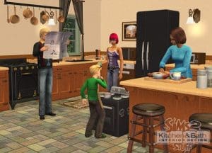 The Sims 2: Kitchen & Bath Interior Design Stuff Gameplay (Windows)