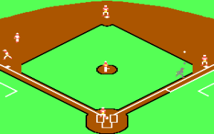 The Sporting News Baseball Gameplay (DOS)