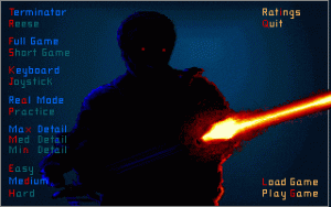 The Terminator Gameplay (DOS)