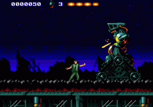 The Terminator Gameplay (Genesis)