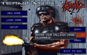 The Terminator: Rampage Gameplay (DOS)
