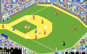 The World's Greatest Baseball Game Gameplay (Commodore 64)