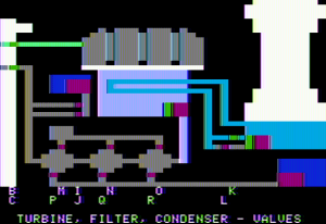 Three Mile Island Gameplay (Apple II)