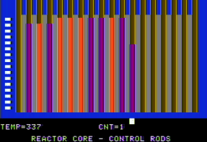 Three Mile Island Gameplay (Apple II)