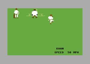 Tim Love's Cricket Gameplay (Commodore 64)