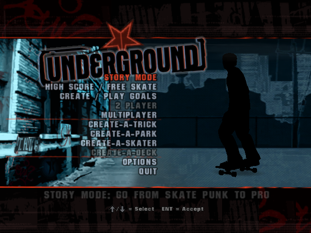 Tony Hawk's Underground Windows Gameplay