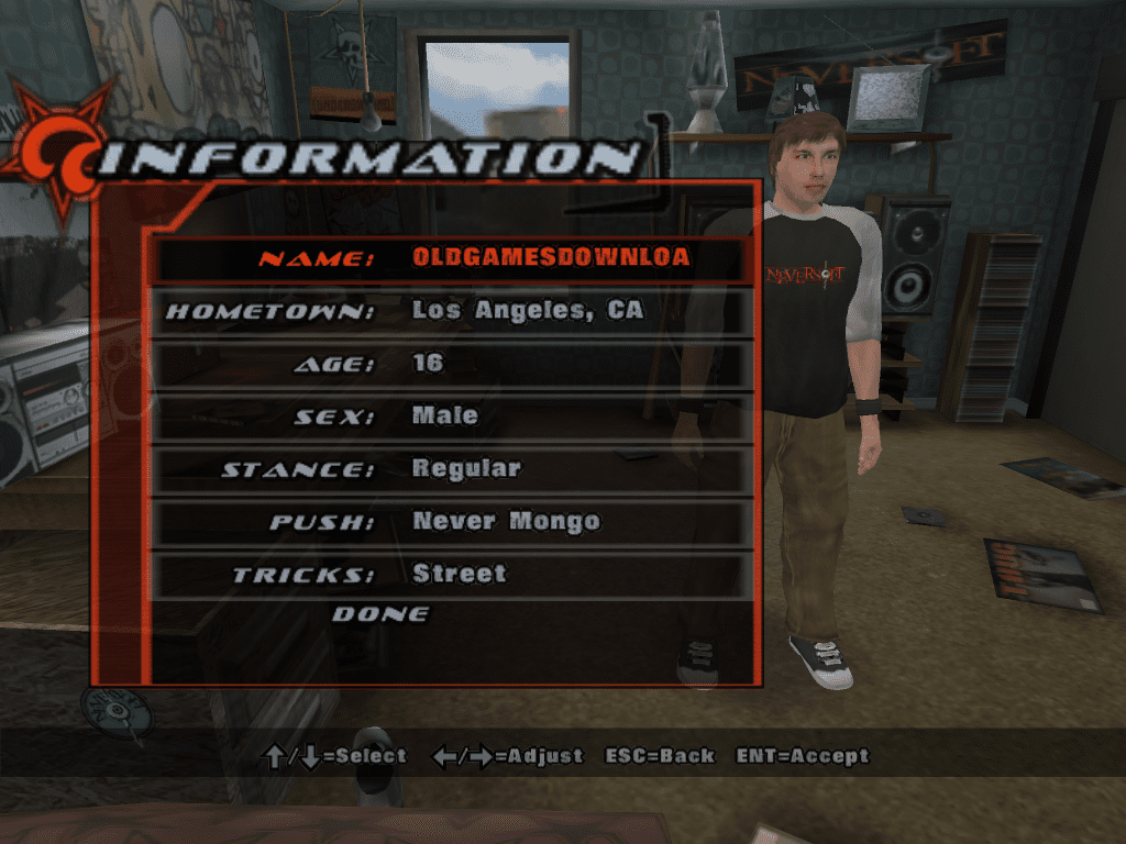 Tony Hawk's Underground Windows Gameplay