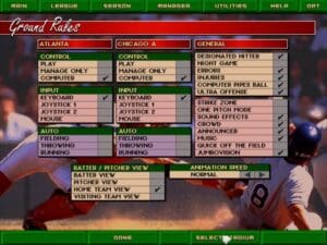 Tony La Russa Baseball 3 Gameplay (DOS)