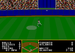 Tony La Russa Baseball Gameplay (Genesis)