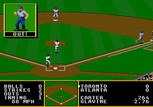 Tony La Russa Baseball Gameplay (Genesis)
