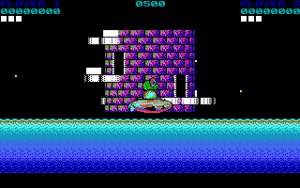 Tower Toppler Gameplay (DOS)