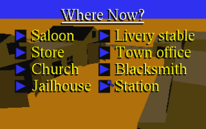 Town With No Name Gameplay (DOS)