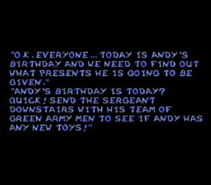 Toy Story Gameplay (Super Nintendo Entertainment System)