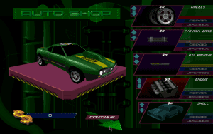 Track Attack Gameplay (DOS)