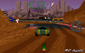 Track Attack Gameplay (DOS)