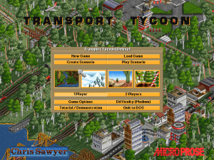 Transport Tycoon Deluxe Gameplay (DOS)