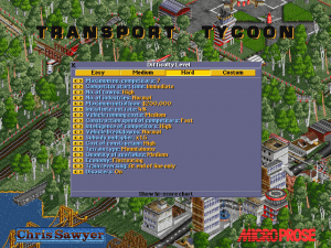 Transport Tycoon Deluxe Gameplay (DOS)