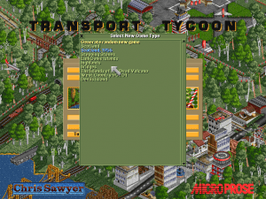 Transport Tycoon Deluxe Gameplay (DOS)