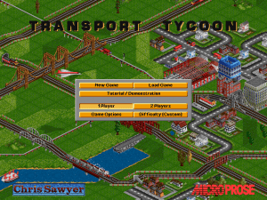 Transport Tycoon Gameplay (DOS)