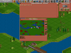 Transport Tycoon Gameplay (DOS)