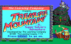 Treasure Mountain! Gameplay (DOS)