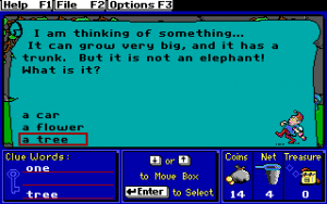 Treasure Mountain! Gameplay (DOS)
