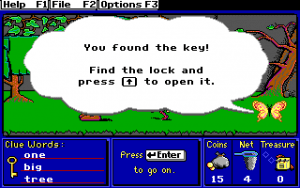 Treasure Mountain! Gameplay (DOS)