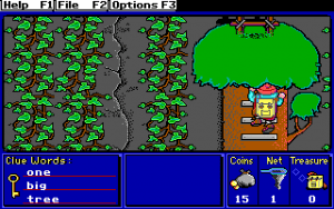 Treasure Mountain! Gameplay (DOS)