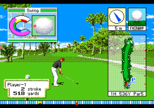 True Golf Classics: Waialae Country Club Gameplay (Genesis)