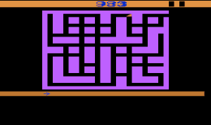 Tunnel Runner Gameplay (Atari 2600)