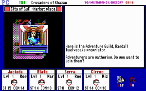 Tunnels & Trolls Crusaders of Khazan Gameplay (DOS)