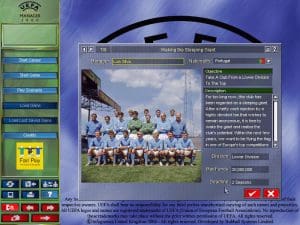 UEFA Manager 2000 Gameplay (Windows)
