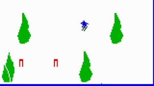 US Ski Team Skiing Gameplay (Intellivision)
