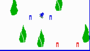 US Ski Team Skiing Gameplay (Intellivision)