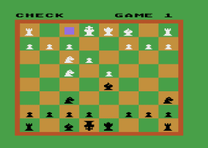 Video Chess Gameplay (Atari 8-bit)