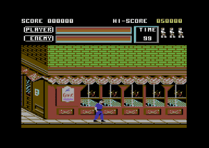 Vigilante Gameplay (Commodore 64)